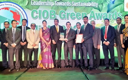Hayleys Fentons earns Platinum Award - Highest Recognition for Sustainability Leadership at CIOB Green Awards