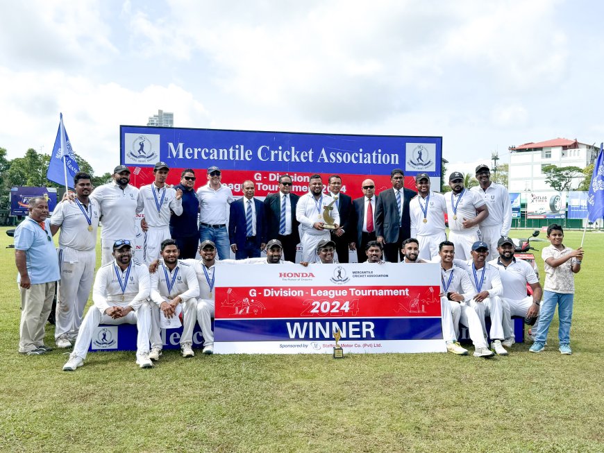 යුනිලිවර් ශ්‍රී ලංකා ක්‍රිකට් කණ්ඩායම 2024 වෙළෙඳ සේවා G කාණ්ඩයේ ශූරතාවය නා ගනියි
