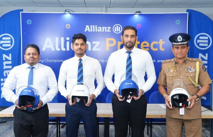 Allianz Lanka Continues Commitment to Child Road Safety with Helmet Donations for 3 rd Consecutive Year