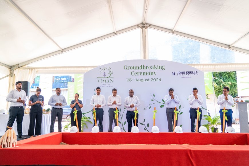 John Keells Properties Breaks Ground on VIMAN Ja-Ela, Heralding a New Era in Residential Living