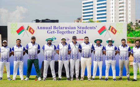 பெலாரூஸில் கிரிக்கெட் போட்டி, வருடாந்த ஒன்றுகூடலை ஏற்பாடு செய்த ISC கல்வி நிறுவனம்