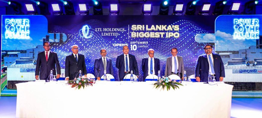LTL Holdings, Sri Lanka’s leading power conglomerate unveils IPO and plans CSE debut