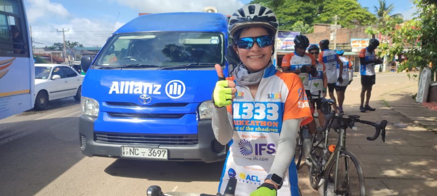 Allianz Lanka Pedals Forward as Gold Sponsor of 1333 Bikeathon for 3rd Year Driving Mental Health Awareness
