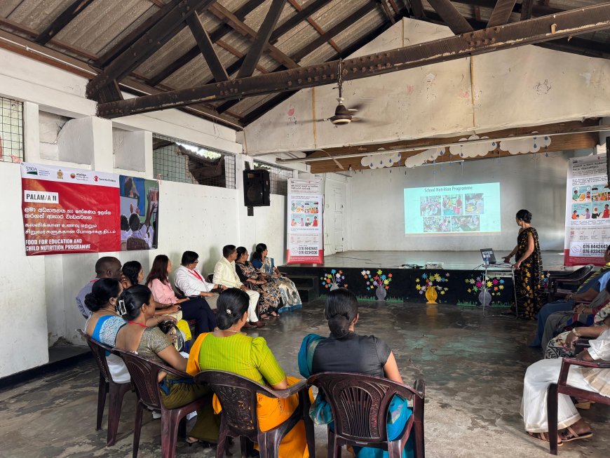 கொழும்புக்கு விஸ்தரிக்கப்பட்டது 'சேவ் த சில்ரன்' அமைப்பின் சிறார்களின் போசாக்கு மற்றும் கல்விக்கான உணவு நிகழ்ச்சித்திட்டம்