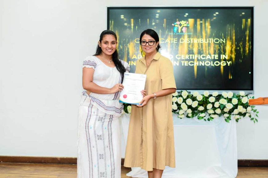 හෙළ ඇපරල් හෝල්ඩින්ග්ස් හි 100කට අධික පිරිසක් NIBM සහතිකපත්‍ර සම්මාන උළෙලේ දී ඇගයුම් ලබයි