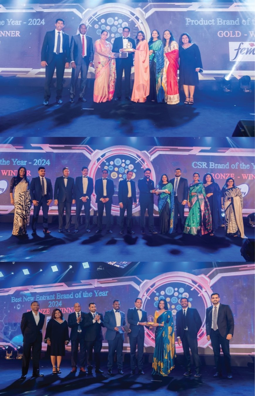 Fems, Baby Cheramy, Diva ஆகியன SLIM Brand Excellence Awards 2024 இல்  சாதனை வெற்றியை பதிவு செய்த Hemas Consumer Brands