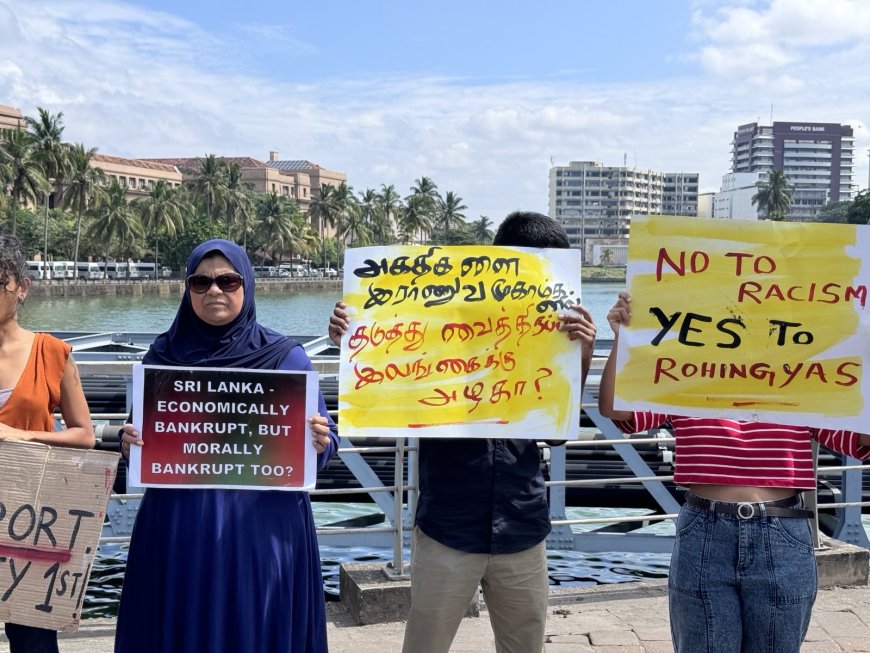 'மியன்மாருக்கு ரோஹிங்கியாக்கள் நாடு கடத்தப்படமாட்டார்கள்' என போராட்டக்காரர்களுக்கு வாக்குறுதி