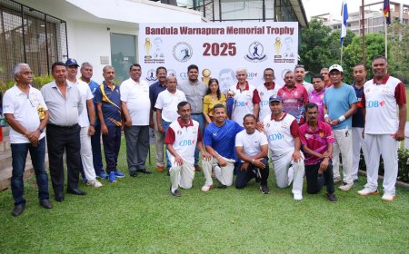 CDB empowered Olcott Sports Foundation wins the Bandula Warnapura Annual T20 Cricket Encounter