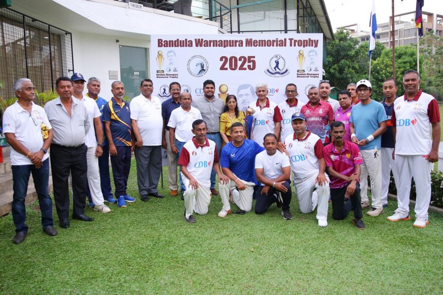 CDB empowered Olcott Sports Foundation wins the Bandula Warnapura Annual T20 Cricket Encounter