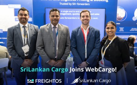 SriLankan Cargo Joins Freightos: New Digital Bridge to South Asian Markets