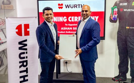 Würth Lanka Reaffirms Brand Partnership with Racing Icon Ashan Silva