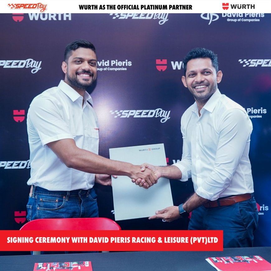 Würth Lanka Partners David Pieris’ “SpeedBay Circuit” as Platinum Partner