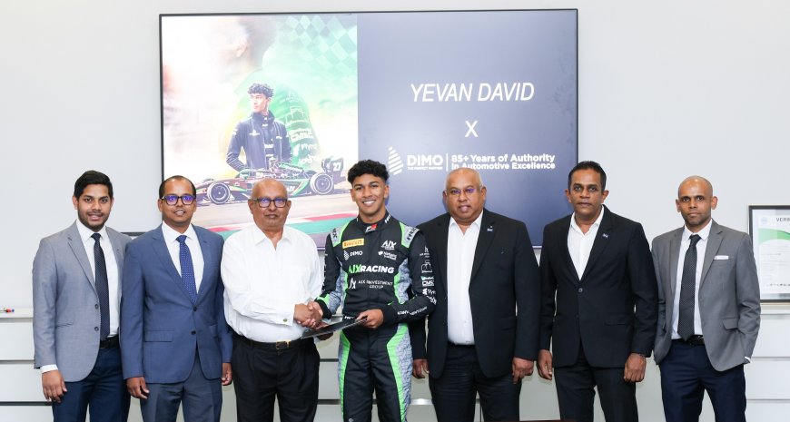 DIMO Joins Forces with Young Racing Star Yevan David