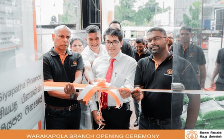 Siyapatha Finance Opens 60th Branch in the Bustling City of Warakapola
