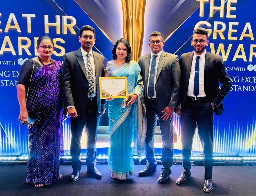 Bureau Veritas Lanka සමාගම සිය ආයතනික සංස්කෘතිය වෙනුවෙන් Great HR Awards 2025හිදී සම්මාන දිනයි