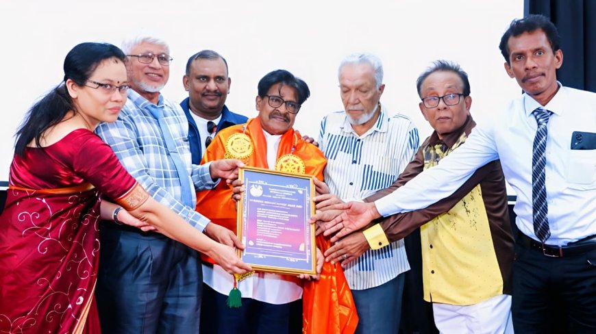 கொழும்பில் கலைஞர்கள் மற்றும் ஊடகவியலாளர்களுக்கு உயரிய கௌரவம்: கலை ஸ்ரீ கலா மன்றத்தின் ஏற்பாட்டில் கோலாகல விழா