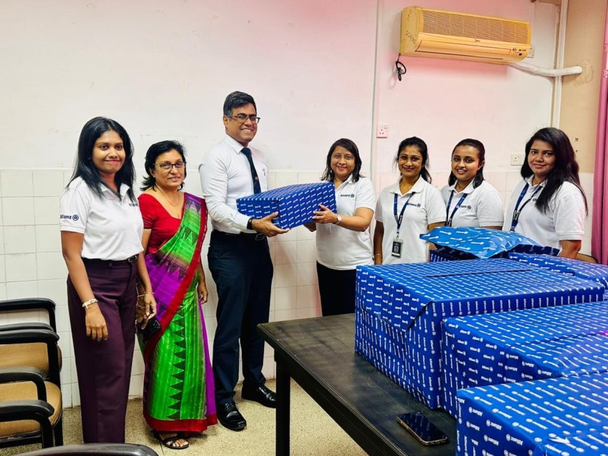 Allianz Lanka’s Women in Leadership Group Supports Lady Ridgeway Hospital with Essential Donations