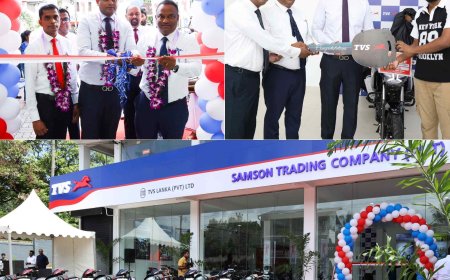 TVS உடன் இணையும் Samson Trading – மாலபேயில் புதிய காட்சியறை திறப்பு