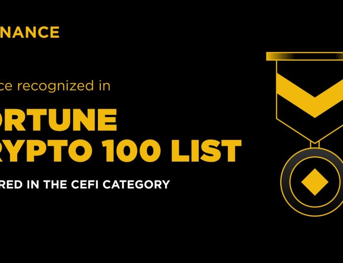 Binance Named in Fortune Crypto 100 as One of the World’s Most Influential Digital Asset Companies