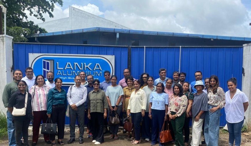 Lanka Aluminium and SLIA Organize Factory Visit for Architects in Sri Lanka