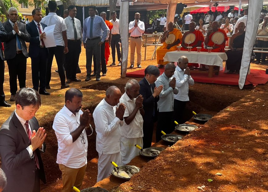 அனுராதபுரம் வடக்கு நீர் வழங்கல் திட்டத்தின் இரண்டாம் கட்டத்திற்கான அடிக்கல் நாட்டு விழா