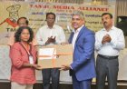 Tamil Journalists’ Alliance Supports 90 Journalists with Laptops and Mobile Phones