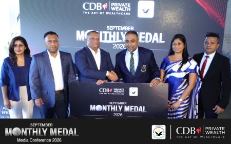 RCGC இல் தொடர்ந்து மூன்றாவது ஆண்டாக CDB Monthly Medal போட்டி