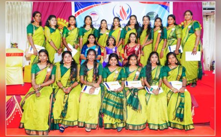 140 Female Students Receive Sewing Training Diploma Certificates in Kilinochchi