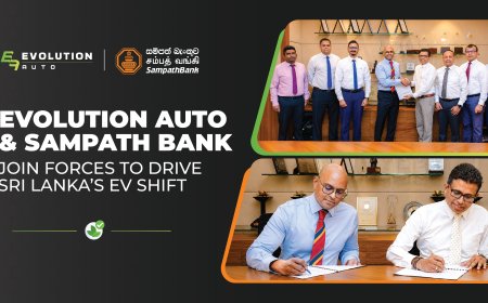 Evolution Auto - சம்பத் வங்கி இணைந்து மின்சார வாகனத்திற்கு மாறும் இலங்கைக்கு ஆதரவு