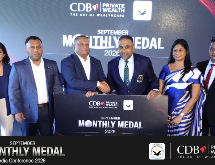 RCGC இல் தொடர்ந்து மூன்றாவது ஆண்டாக CDB Monthly Medal போட்டி