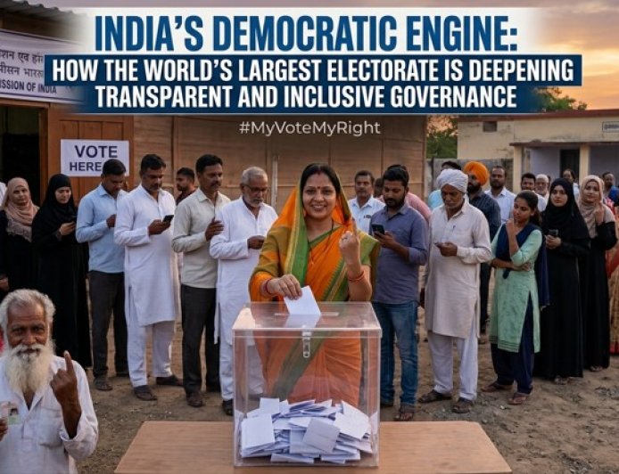 உலகின் மிகப்பெரிய வாக்காளர் திரள்: வெளிப்படைத்தன்மையுடன் இந்திய ஜனநாயகம் வலுப்பெறும் விதம்
