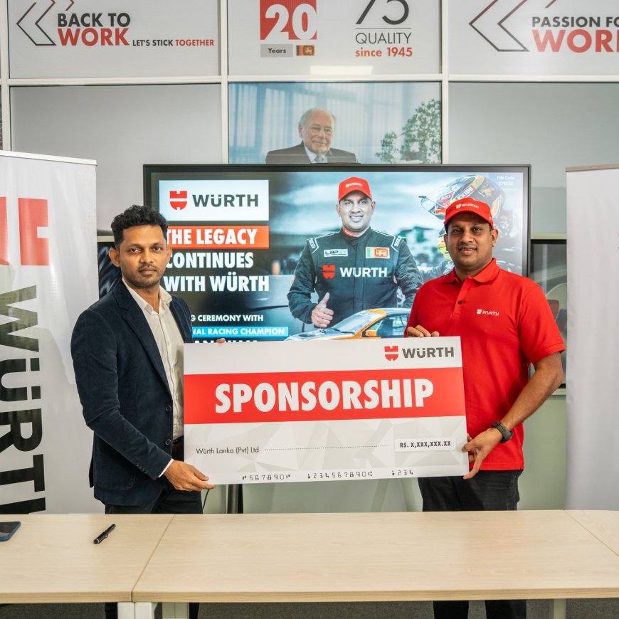 Würth and National Racing Champion Ashan Silva Renew Winning Partnership
