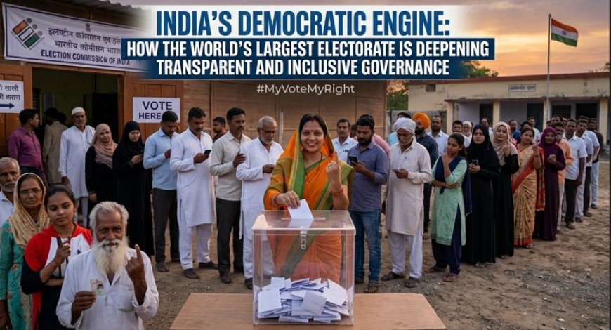உலகின் மிகப்பெரிய வாக்காளர் திரள்: வெளிப்படைத்தன்மையுடன் இந்திய ஜனநாயகம் வலுப்பெறும் விதம்