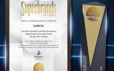 இலங்கையின் சிறந்த வீட்டு உபயோக வர்த்தக நாமமாக Samsung Sri Lanka-க்கு Superbrands 2025 விருது