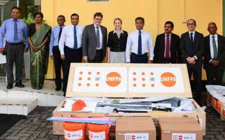 UNFPA Hands Over Emergency Supplies to Strengthen Sri Lanka's Disaster Response for Women and Girls