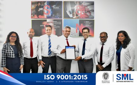 Sathosa Motors PLC Achieves ISO 9001:2015 Certification, Strengthening Commitment to Quality
