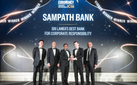 Sampath Bank Named Sri Lanka’s Best Bank for Corporate Responsibility at Euromoney Awards 2026