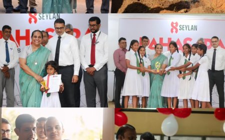 Seylan Bank Opens 295th Pahasara Library at Giri/Gemunu Central College
