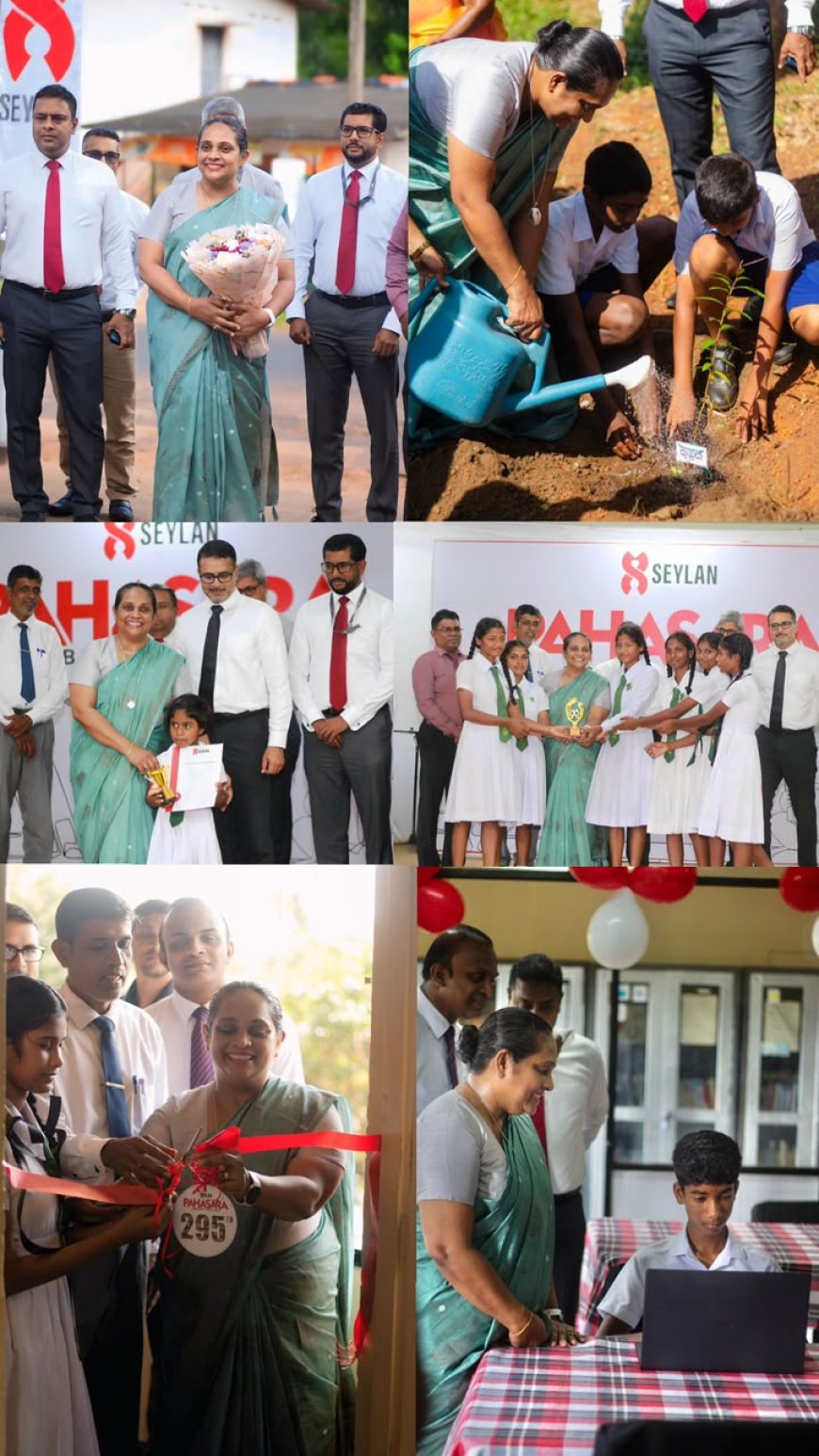 Seylan Bank Opens 295th Pahasara Library at Giri/Gemunu Central College