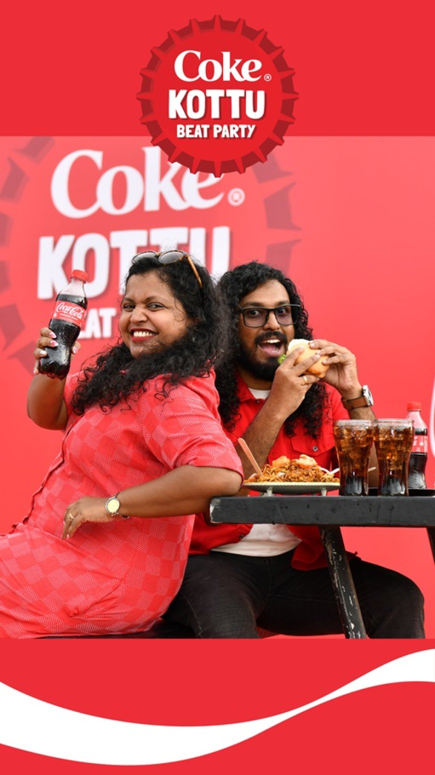 இசை, சுவையுடன் கட்டுநாயக்கவை அதிரவைத்த Coke Kottu Beat Party