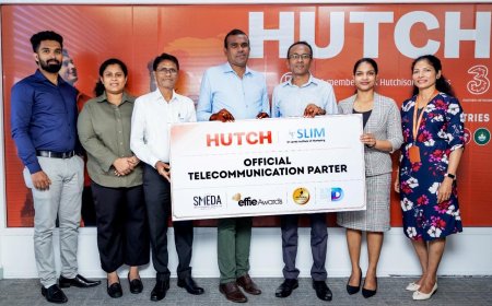 HUTCH සමාගම, ශ්‍රී ලංකාවේ අලෙවිකරණ සහ ව්‍යාපාරික විශිෂ්ටත්වය ඇගයීම උදෙසා SLIM සමඟ අත්වැල් බැඳගනියි