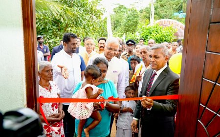காலியில் இந்திய நிதியுதவியுடன் அமைக்கப்பட்ட 22ஆவது மாதிரிக் கிராமம் பயனாளிகளிடம் கையளிப்பு