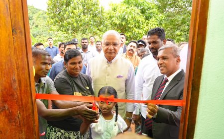 22nd Model Village Built with Indian Grant Assistance Handed Over in Galle