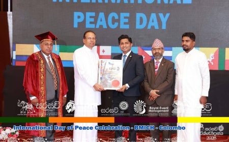 HWPL Wins Global Peace NGO Award at International Peace Mission Conference in Colombo