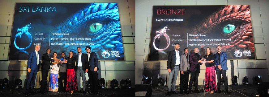 TBWA\Sri Lanka Earns International Recognition at the Dragons of Asia Awards in Kuala Lumpur