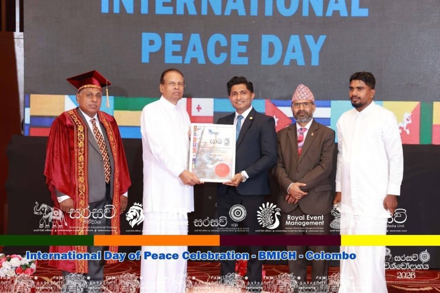HWPL Wins Global Peace NGO Award at International Peace Mission Conference in Colombo